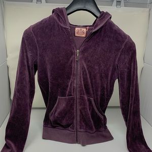 Juicy Couture Vintage Purple Velour Hoodie